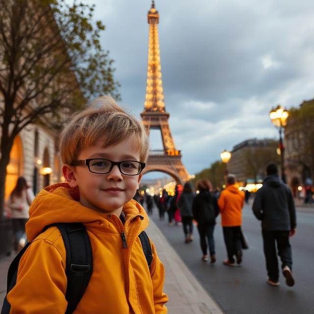 Johnny visits aunt in Paris cover